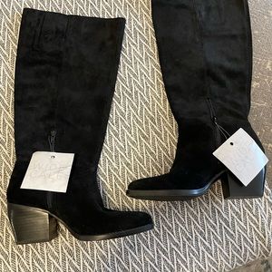 Naturalizer Swede Wide calf Boots size 7.5